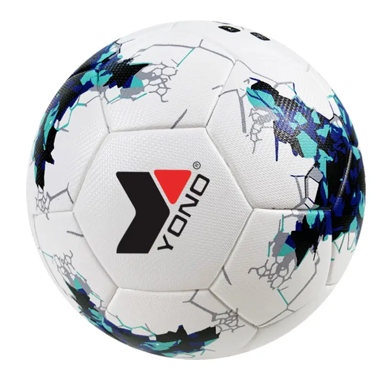 Personalize bola de futebol em pu, térmica adesiva, tamanho 5 padrão para combinar/comboio