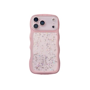 <span class=keywords><strong>Custodia</strong></span> in TPU ondulata <span class=keywords><strong>trasparente</strong></span> a goccia glitterata per <span class=keywords><strong>Apple</strong></span> per iPhone 17 Pro Max 15PRO Plus <span class=keywords><strong>custodia</strong></span> per telefono morbida personalizzata inclusa - Product Image 1