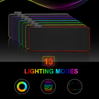 Clavier de souris RGB avec Logo personnalisé LED, cm, grand tapis de souris, pour ordinateur, jeu, gamer, livraison gratuite