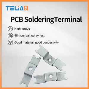 Vente en gros TLS44187 Bornier à vis de surface pour carte PCB, borne de soudure 4 broches, filetage M4, 70A, courant élevé, Cuivre/Laiton - Product Image 2