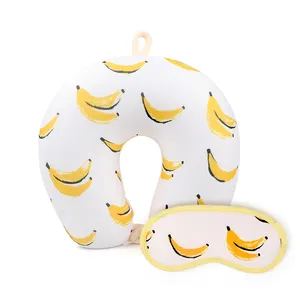 Fresh fruit design microbeads neck pillow