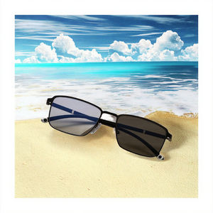 Lunettes photochromiques anti-lumière bleue, lunettes rectangulaires sans ordonnance, verres transparents, <span class=keywords><strong>filtre</strong></span> UV pour jeux informatiques pour hommes - Product Image 3