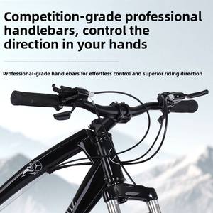 Vélo de montagne tout-terrain en acier à haute teneur en carbone, freins à disque doubles, jantes en alliage d'aluminium, vitesses variables, prix usine - Product Image 3