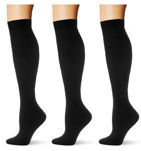 Calcetines de Compresión Graduada de 15-20 mmHg al por Mayor, Calcetines Deportivos hasta la Rodilla para Correr y Viajar, para Hombres y Mujeres - Product Image 1