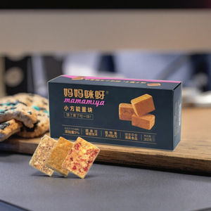 Biscuits compressés 5% Natto en poudre lyophilisée 3 saveurs Fraise <span class=keywords><strong>Lait</strong></span> de coco Chocolat Barre énergétique dure et sucrée Boîte et sac - Product Image 2