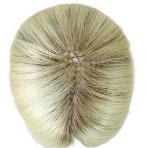 Zeh — <span class=keywords><strong>postiche</strong></span> à cheveux lisses naturels, maille de résille, <span class=keywords><strong>pour</strong></span> femmes, 16 pouces - Product Image 6