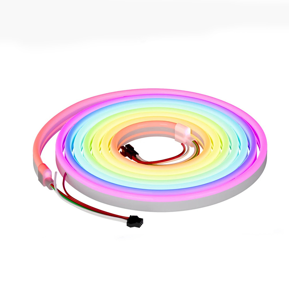 BTF LIGHTING Flexible DC24V 108Leds/m LED Addressable Pixel WS2811 Neon Strip Light for Outdoor Lighting