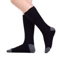 Wootshu Chaussettes chauffantes Batterie rechargeable pour hommes femmes Cyclisme Ski Patinage Chasse Randonnée