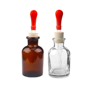Botella de Vidrio Resistente a los Álcalis Degao con Pipeta de Bulbo de Goma para Almacenamiento y Dispensación Segura de Soluciones Alcalinas - Product Image 1