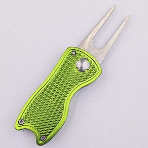 Herramienta de Reparación de Divots de <span class=keywords><strong>Golf</strong></span> Automática, Plegable, de Metal, con Logotipo Personalizado, Caja de Regalo con Marcador de Pelota, Precio de Fábrica - Product Image 1