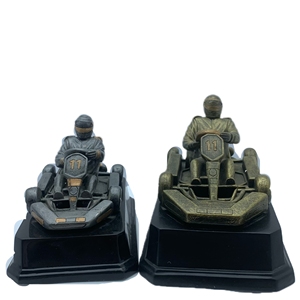 Nouveau trophée personnalisé en résine cadeau créatif, Souvenir de décoration de trophée de compétition de Kart (Go-Kart) - Product Image 1