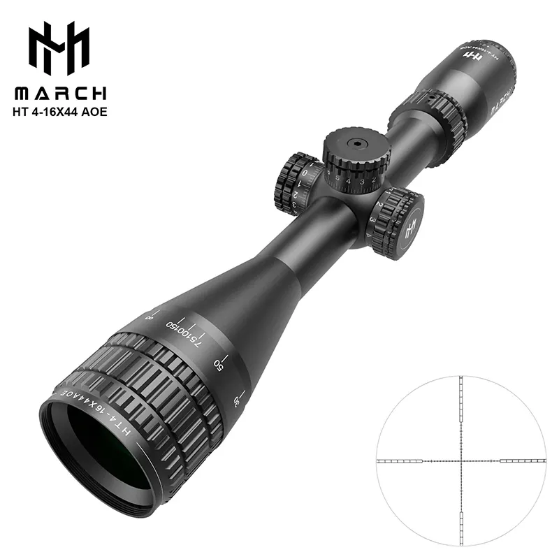 卸売Oem MARCH HT4-16X44AOEアウトドアスポーツハンティングスコープ耐衝撃防水戦術光学サイト