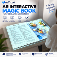 Peralatan Interaktif Proyeksi Pemetaan Ajaib Buku Flip AR Game Soft Hard dari Produsen Asli untuk Aula Pameran Museum