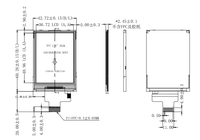 Module d'affichage TFT LCD TN 2,4 pouces, résolution 240x320, angle de vision à 12 heures, interface SPI 10 broches ST7789V pour maison intelligente