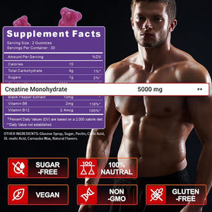 Top Quality <b>Creatine</b> <b>Monohydrate</b> Gummies Energy Supplemen Creatin Gummies Enhances Strength Candy - Product Image 6