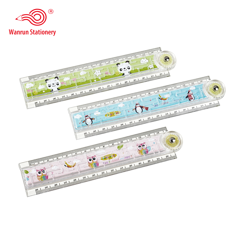 Xinwanrun 30cm Cute Cartoon Student Plastic Straight Ruler Creative ...