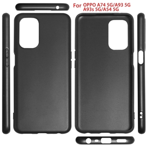 <span class=keywords><strong>เคส</strong></span>โทรศัพท์มือถือแบบนิ่ม TPU ผิวด้าน สำหรับ <span class=keywords><strong>OPPO</strong></span> A74 A54 A93 A93S 5G <span class=keywords><strong>เคส</strong></span>หลัง TPU สีดำป้องกัน - Product Image 6