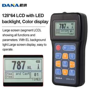 Yüksek hassasiyetli DANA-H110 renkli ekran tam ölçekli kablosuz Uci Leeb sertlik test cihazı - Product Image 4