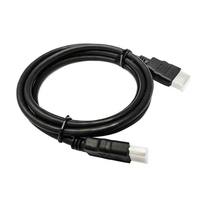 Kabel Data INNOPRO 8 Clines Hitam USB 2.0 Standar Tipe ABS PVC Jacket Konduktor Tembaga Murni untuk Ponsel dan Perangkat Game Video
