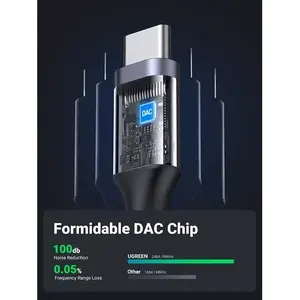 Ugreen Adaptador de Cable de Audio USB C a Jack 3.5mm Hembra de 10cm - Product Image 6