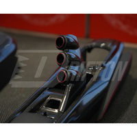 Kit d'intérieur en fibre de carbone F8 à Pista Upgrade, pont de console centrale pour Ferrari F8