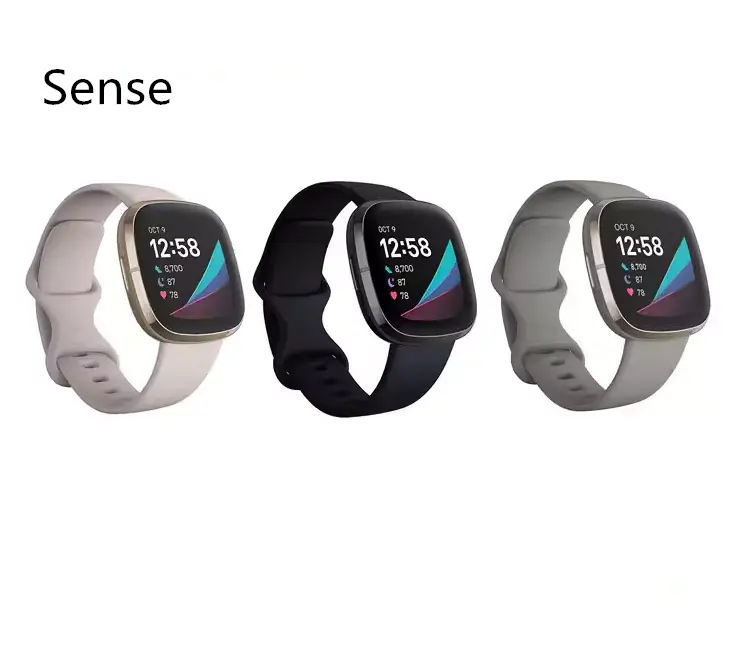 Akıllı saatler şarj için fitbit Sense Versa 3 gelişmiş sağlık Fitness Tracker nfc Smartwatch Sportwatch Band tüm paket