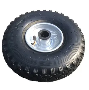 Roda de carrinho de mão com rodízios de borracha pneumáticos personalizáveis de 6 8 9 10 12 13 14 16 polegadas