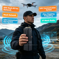 Radio maillée portable SDR pour communication longue portée, système de contrôle de drone, réseau maillé à fréquence sauteuse FHSS pour drone de levage lourd