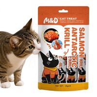 MAIDOU Friandises pour chats au poulet riches en protéines, sans céréales, compressibles et léchables, pour petites races, favorisant la santé digestive et un pelage brillant