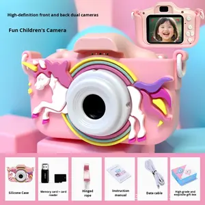 Cámara Infantil HD <span class=keywords><strong>de</strong></span> Doble Lente, Mini Cámara Portátil <span class=keywords><strong>de</strong></span> Plástico, Puede Tomar <span class=keywords><strong>Fotos</strong></span> y Videos - Product Image 6