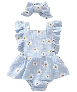 Baby Kleider Party Wear Baby Bodysuit Beste Qualität Bio-Baumwolle Baby Stram pler Großhandel Säuglings kleidung