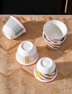 Tasse à thé concentré de style européen, tasse turque, ensemble de thé pour banquet, vente chaude - Product Image 4