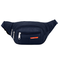 Sac banane unisexe multifonctionnel en tissu Oxford imperméable avec fermeture éclair, grande capacité, pour le sport et les activités professionnelles, idéal pour la course à pied