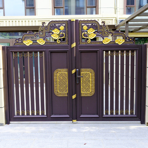 Porte d'entrée en aluminium Portes de sécurité Portes avant pour la maison Porte principale Design pour la maison - Product Image 5