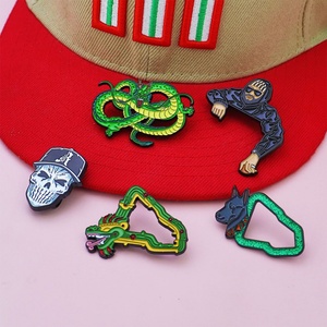 Free Design Custom Mexican Metal Dragon Move Adjustable Cute Anime <b>Pins</b> for <b>Hats</b> Customised Lapel Men <b>Hat</b> Enamel <b>Pin</b> - Product Image 2