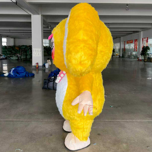 Costume Gonfiabile Mascotte Coniglio Wa Sansui, Coniglio Giallo con Grandi Orecchie, Personaggio dei <span class=keywords><strong>Cartoni</strong></span> <span class=keywords><strong>Animati</strong></span> per Eventi in Centri Commerciali, Feste e Spettacoli - Product Image 4