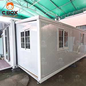 Cbox Villa modulaire personnalisée extensible de 20 pieds, capsule hôtelière, chambre pliante, bureau, bar, maison préfabriquée en conteneur - Product Image 3