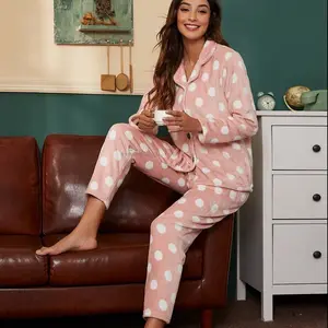 Tik Tok Live stream hot sell ladies Homewear Pajamas suit 100 % silk sleepwear women's cotton pajamas
