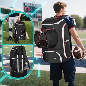Grand sac à dos et sacs de sport pour équipement de football, basketball, rugby, lutte, équipement d'équipe, sac de sport avec compartiment à chaussures - Product Image 5