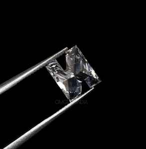 Pendentif bague de mariage en diamant CVD de laboratoire de 1,16 carat, taille unique en forme de N, 6,7x5,7 mm, certifié IGI - Product Image 3