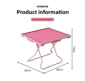 Tavolo da Mahjong Automatico in PVC, Moderno, Pieghevole, Portatile, Resistente, per 4 Giocatori, con <span class=keywords><strong>Gambe</strong></span> Pieghevoli, per Appartamenti Piccoli/Medi, Uso Esterno - Product Image 4
