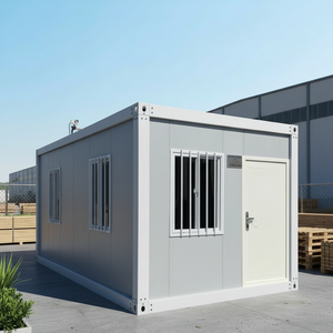 Casa Contenedor Prefabricada de Acero Transpirable de Lujo Moderno de 20 pies y 40 pies, Panel Sándwich Rectangular, Grosor Estándar, Paquete Plano 1 - Product Image 2