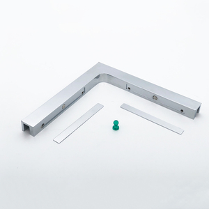 Soporte de esquina de vidrio sin perforación, barra de soporte, conector de pared a vidrio <span class=keywords><strong>para</strong></span> mampara de ducha - Product Image 5