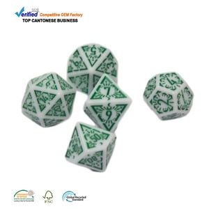 <strong>Polyhedral</strong> Plastic Acrylic Supplier Dungeons and Dragons Custom Logo <strong>Dice</strong> Set for Decision-Making - Product Image 2
