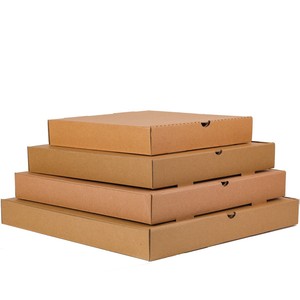 Boîte à pizza en carton 6 9 10 12 pouces Logo personnalisé imprimé Laminé Carton ondulé de qualité alimentaire Boîte à pizza jetable - Product Image 4