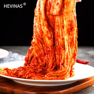 Kimchi di Cavolo Piccante Fermentato Biologico di Alta Qualità con Probiotici a Basso Contenuto di Sodio in Sacchetto da 128g per Ristoranti - Stile Coreano - Product Image 3