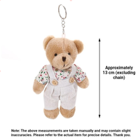 Porte-clés en peluche ours mignon, pendentif de voiture Kawaii, dessin animé, pour amis, famille et décoration