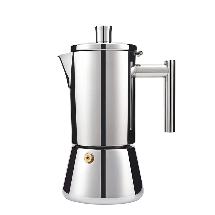 Eco Koffie Mokka 200Ml Hot Sale Custom Italiaanse Espresso Aluminium Moka Pot