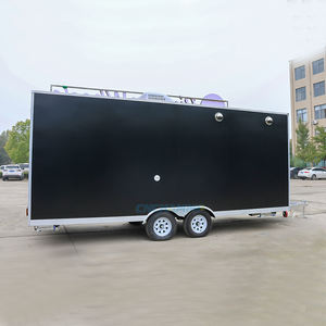 Rimorchio Bar Mobile Bianco, Carretto Caffè, Carretto Dessert, Food Truck, Rimorchio per Birra e Bevande, Rimorchio per Fast Food Completamente Attrezzato - Product Image 5