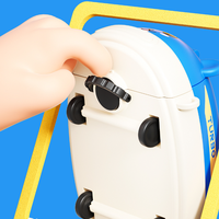 Nouveauté 2026 : Gourde en plastique pour enfants 500 ml, design unique, avec paille, motif dessin animé (Bumper Car, Baby Bus, Voiture jouet, Poupée)